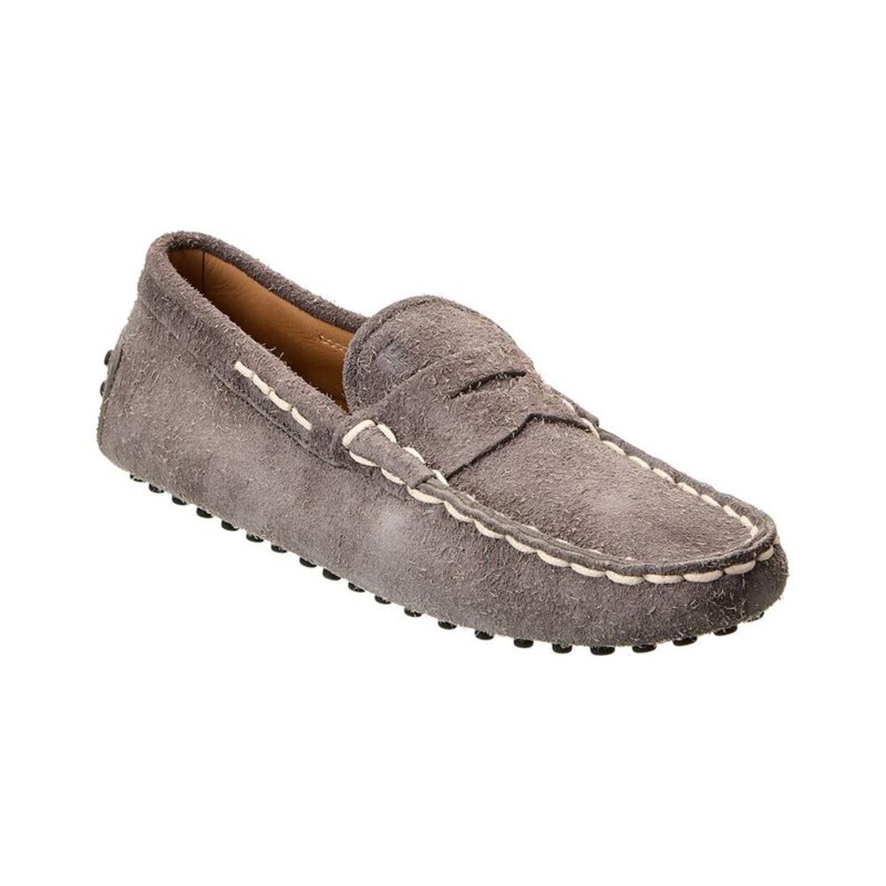 Tod's Gommino Suede Loafer, Green
